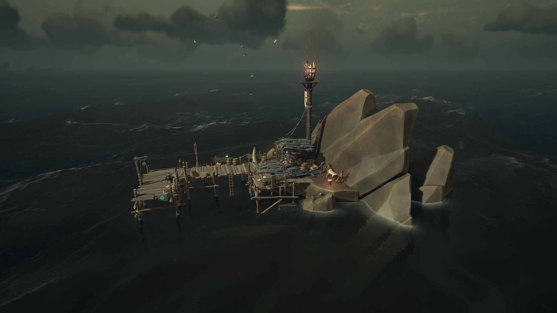 Three Paces East Seapost • Sea of Thieves Interactive Map • Merfolk's ...